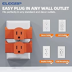 ELEGRP 3-Prong Heavy Duty Power Extender to Triple