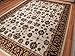AS Quality Rugs Large Traditional Area Rugs for Bedroom, Turkish Pattern Entryway Carpet, Home Decor Rugs, Cream Circles Wave Inspired, Stain Resistant, Pet Friendly, (Multi-Color Large 8x10)