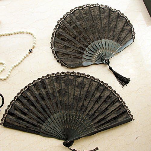 Lace folding fans kit retro Palace