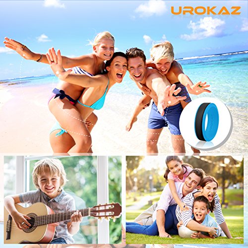 image for UROKAZ - Silicone Wedding Ring, The Only Ring That Fits Your Lifestyle
