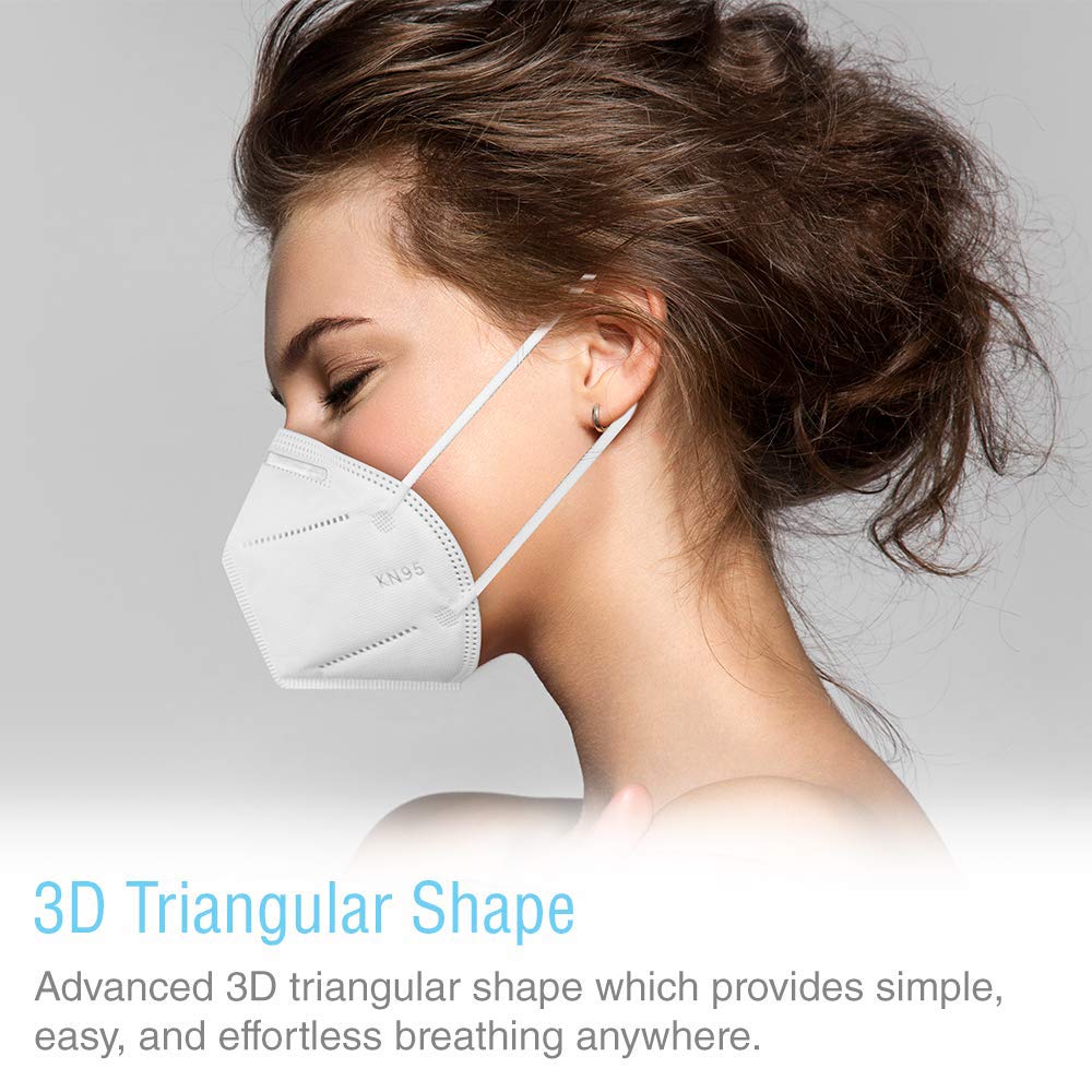 SUNCOO Protective KN95 Mask - 20 Pack: Industrial & Scientific