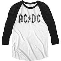 70s ヴィンテージ AC/DC オールドロック 3/4スリーブシャツ Amazon.com: American Classics AC/DC Vintage Rock Band Music