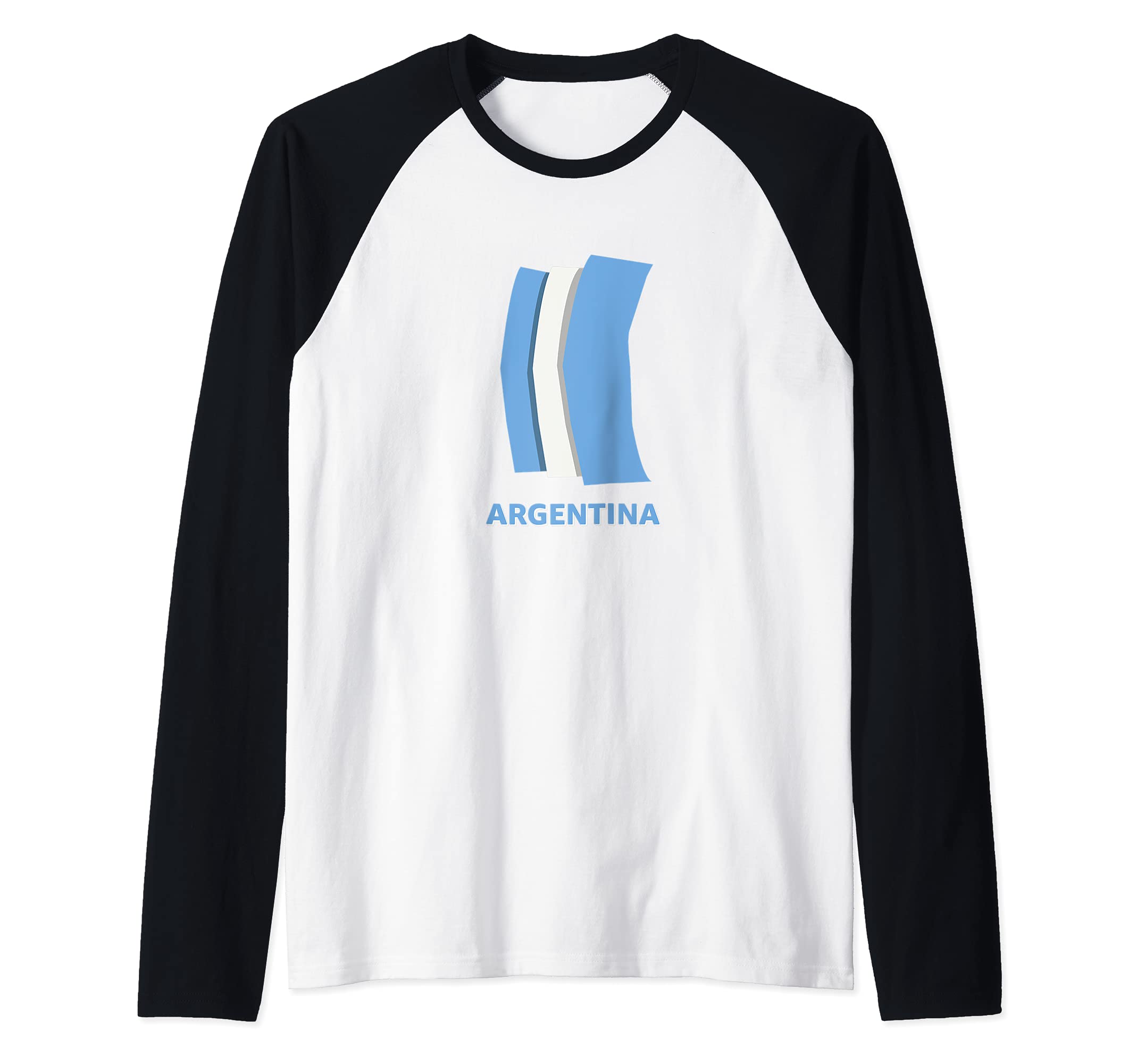 Flag Argentina Raglan Baseball Tee