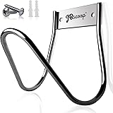 Stainless Steel Hose Holder Wall Mount Garden Hose Hook, Ideal for Water, Air, Hydraulic Hose, Ropes, Extension Cords Heavy D