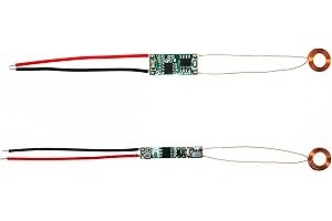 Wireless Charging Transmitter +Receiver Power Supply Module Inductive Charger (Coil Outer Diameter 10mm)