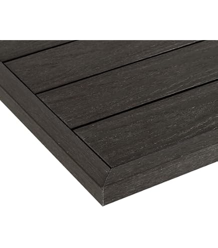 y*iFTWO（FNTC ）BLACK DECK 157 W NewTechWood UltraShield Naturale 1 ft. x 1 ft. Quick Deck