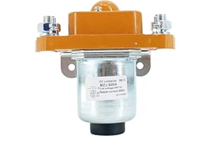 TABODD MZJ-600A Solenoid Contactor for Golf Cart, 48V 600A Contactor Solenoid Heavy Duty for Golf Cart Direct Replacement