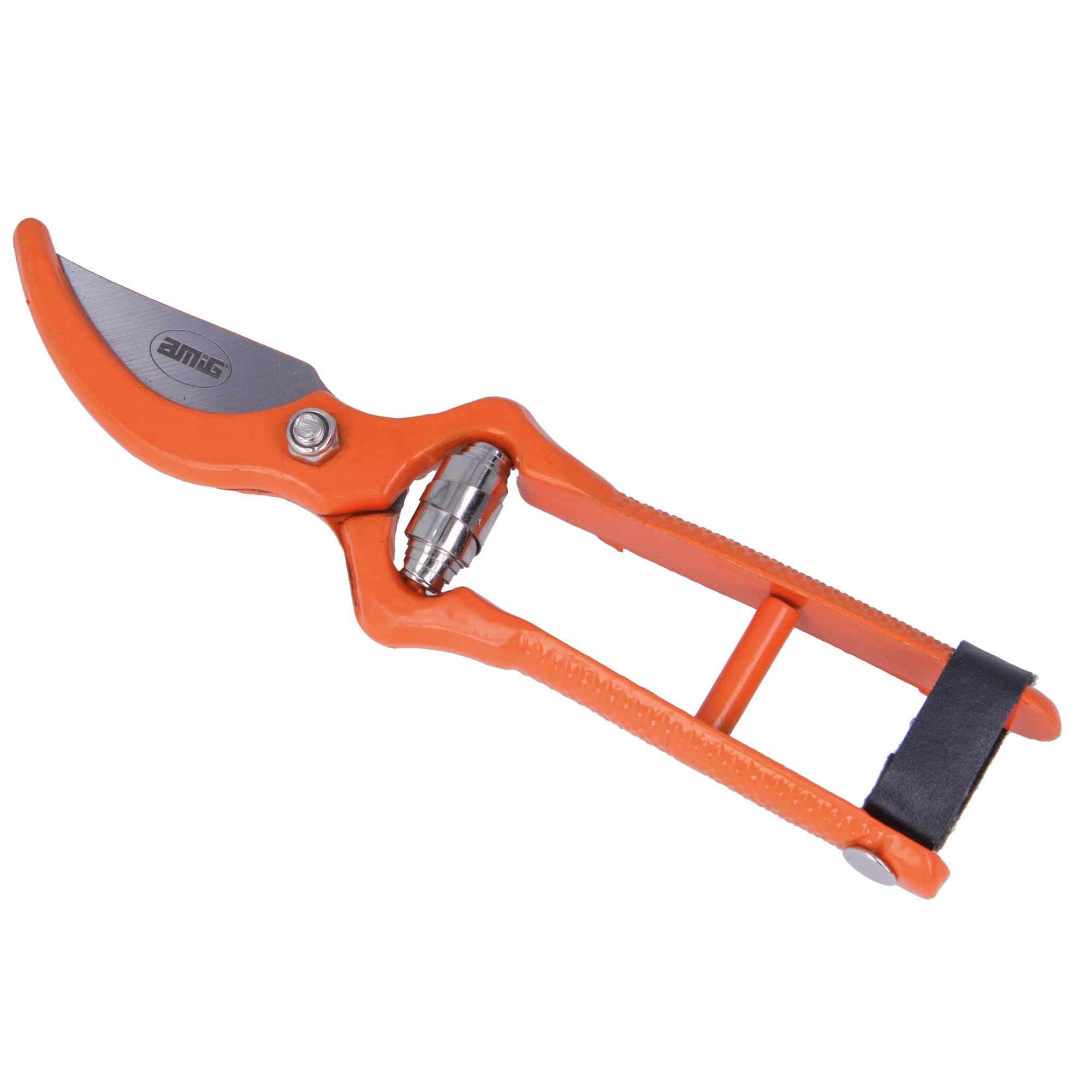 Amig - Special Vintage Garden Shears | High Strength Hardened Steel Blade | Bypass Cut | 23cm | Convenient and Practical for Cutting Grapes, Small Branches and Stems | Safety Lock