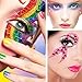Self Adhesive Rhinestones, Face Gems Rhinestone Stickers, Assorted 3300 PCS Crystal, 20 Colors 4 Sizes Face Jewels Sticker Embellishments Sheet for Craft, Makeup, Body, Nails by UBEGOOD