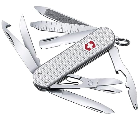 Victorinox MiniChamp Alox Swiss Army Knife - Silver