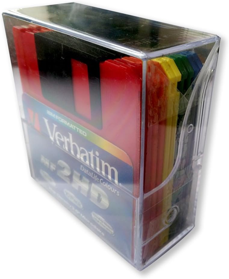 Verbatim 45215 3.5in DS/HD Colour Floppy Disks PC Storage Medium