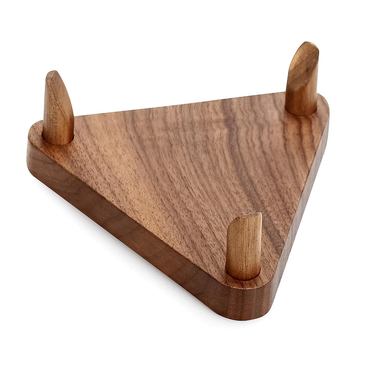 Sarini Wall Mounted Ball Rack Storage Display Rack for Basketball, Football, and Volleyball Durable Brown Ball Holder for Home, Office, and Gym