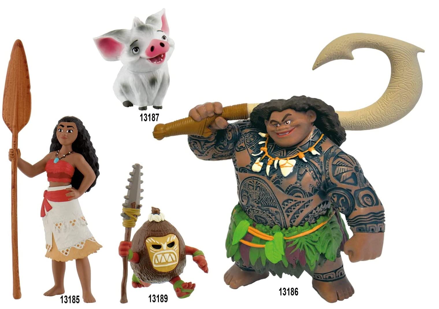 Bullyland - Toy figure set - Walt Disney Vaiana 4 pieces