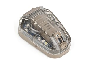 NOBUHIRO Tactical Helmet Signal Light Optional 4 Modes with Visible LED + IR Constant-on/Strobe, Waterproof Ladybird Survival Identification Lamp for Outdoor Sports