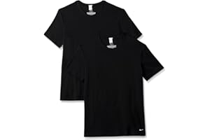 Nike Men's All Day Cotton Stretch S/S Crew Neck 2pk Undershirts