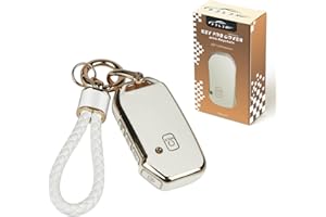 PJLJY Key Fob Cover, Compatible with 2019 2020 2021 2022 2023 Kia Ceed Cerato Forte K5 NIRO Seltos Sorento Sportage Soul Telluride,Full Protection Key Fob Case with Keychain