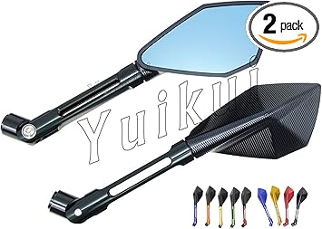 Amazon Com Motorcycle Universal M8 M10 Full Aluminum Cnc Mirror Motorcycle Rearview Mirror For Ducati Monster Hypermotard Scrambler Automotive