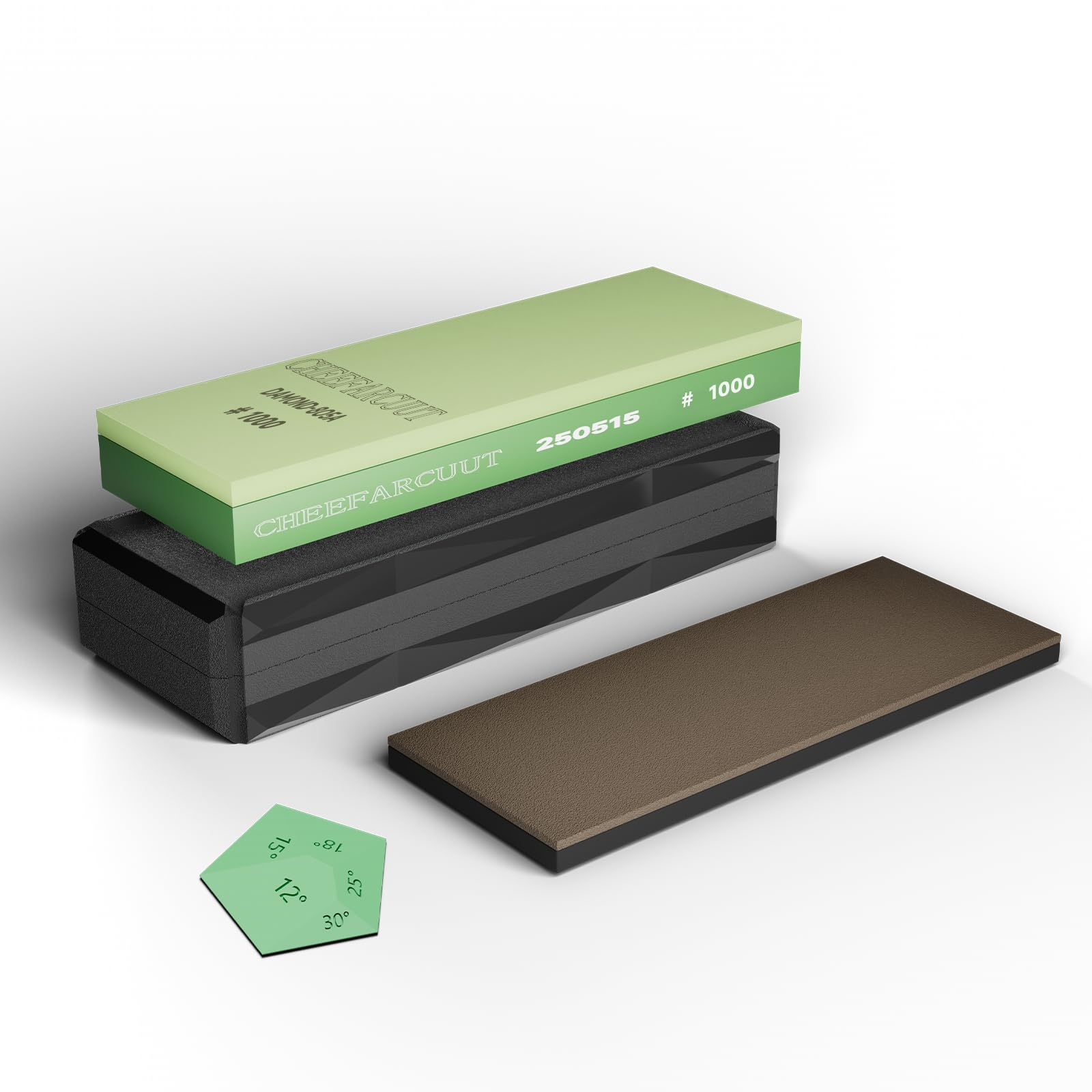 Photo 1 of Knife Sharpening Stone Kits,[5x Faster Cutting] Pro-1000 Grit Dimaond Whetstone Knife Sharpener with Pre-Applied Diamond Leather Strop, Angle Tool and Non-Slip Base, for Kitchen, Chef& Outdoor Knives