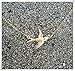 flowers and fruits Bird Necklace, Tiny Bird Pendant, Matte Gold