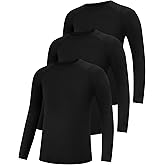 Blueleaf Boys' Girls' Compression Shirt Long Sleeve Undershirt Youth Quick Dry Athletic Base Layer for Football Baseball