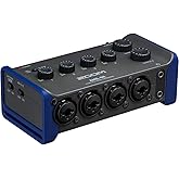Zoom AMS-44 USB Audio Interface for Musicians &amp; Podcasters, 4 In / 4 Out | Loopback, Direct Monitoring, Bus Powered, For Recording and Streaming On PC, Mac, IOS