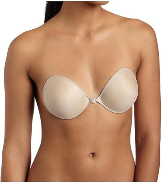 Silicone Nu Bra Adhesive Stick Gel Fabric Color Backless Strapless