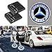 2 Pieces Wireless Car Door Logo Light for Mercedes Benz, LED Car Door Courtesy Welcome Projector Light Ghost Shadow Lights Compatible with Mercedes All Models