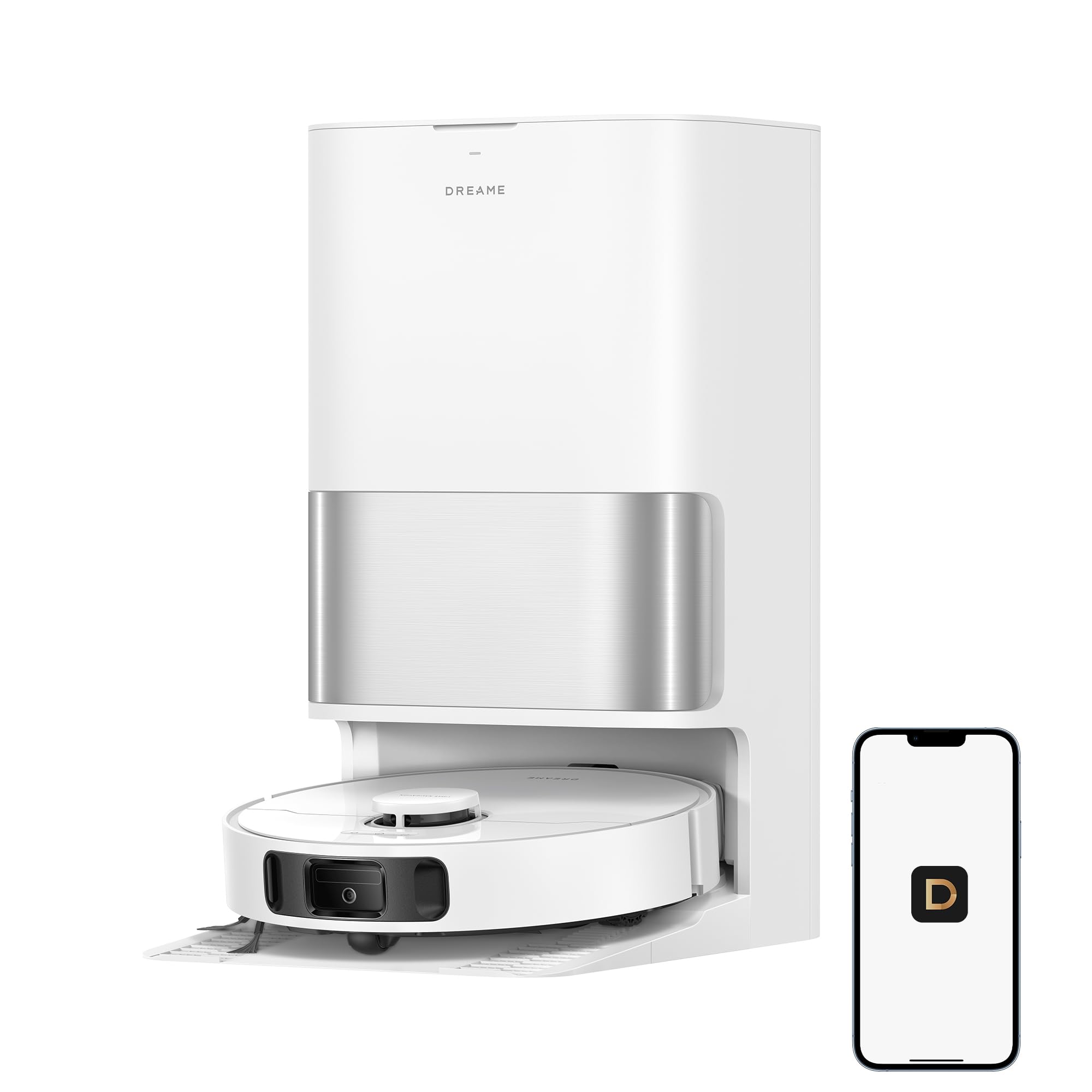 dreame L40 Ultra A Saugroboter mit Wischfunktion,dualem System gegen aufgewickelte Haare, 24.000 Pa Saugkraft, 10,5 mm Moppanhebung, Mopp-Selbstreinigung und intelligenter Hindernisvermeidung