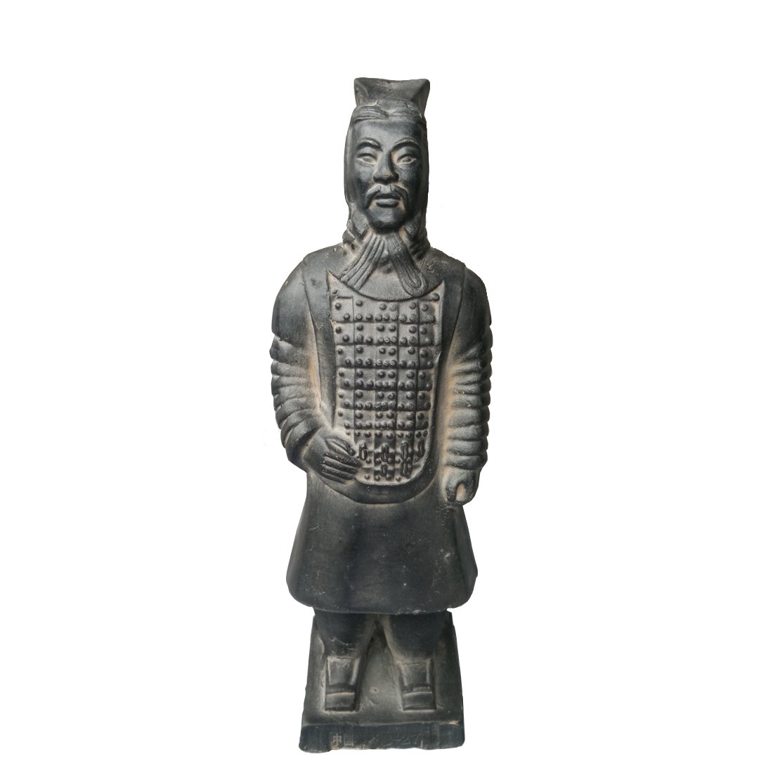 Romancemit Terracotta Warriors, Ancient China Qin Dynasty Terracotta Warriors Sculpture Home Display Table Display Gift Multi Presentation 8.8" Tall, Civil Officer