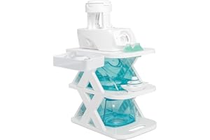 ETCBNIU Countertop Caddy 3-Tier Storage Compatible with Navage Nasal Irrigation System,Including storage base station