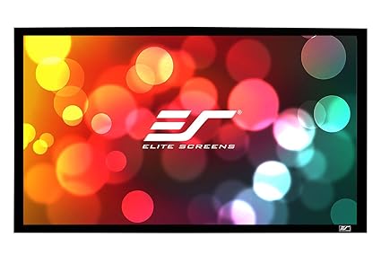 Elite Screens ER100WH1 Serie SableFrame - Pantalla para proyector ...