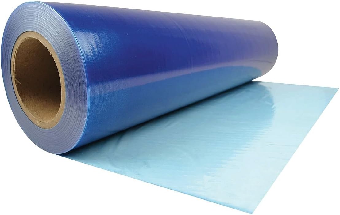 Surface Shields Window Protection Film: 1.5 Millimeter Thick, 24 Inches Wide, 600 Feet Long, Polyethylene, Blue