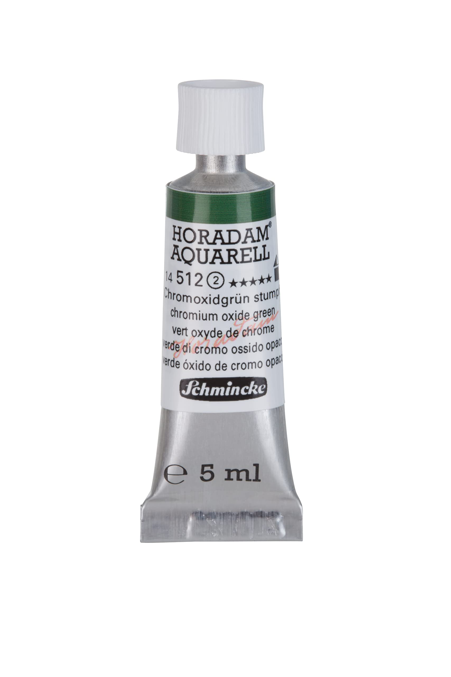 Schmincke - HORADAM® AQUARELL - acuarelas para artistas, óxido de chrome mate green - 5 ml — image 1