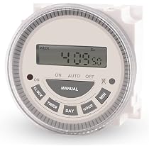 110V Timer TM619 Digital Timer Switch - Weekly Programmable 16A 110V ...