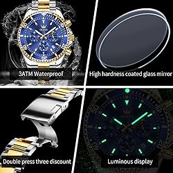 OLEVS Watches for Men Business Dress Big Face