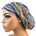 Womens Surgical Scrub Hat Nurse Ponytail Adjustable Euro Bouffant Multicolor Boho DK Scrub Hats