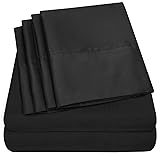 Cal King Size Bed Sheets - 6 Piece 1500 Supreme