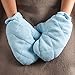 Bluestone Heat Therapy Gloves - Microwaveable Mittens with Natural Crab Apple Seed Filling for Warming Topical Pain Relief and Comfort (One Pair)