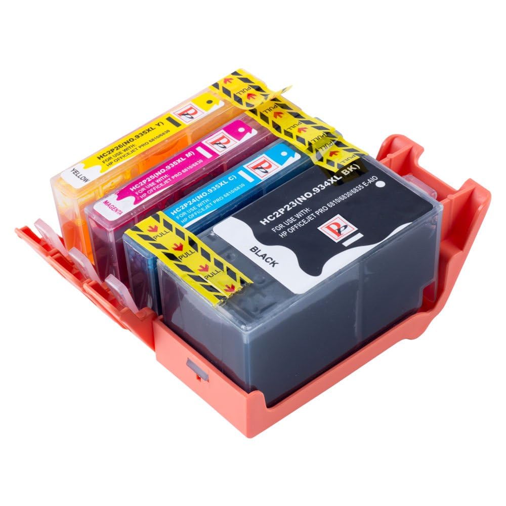 4 PerfectPrint Compatible Ink Cartridge Replace 934XL 935XL for HP Officejet Pro 6230 6830 Printer