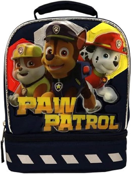 paw patrol dual compartment lunch box