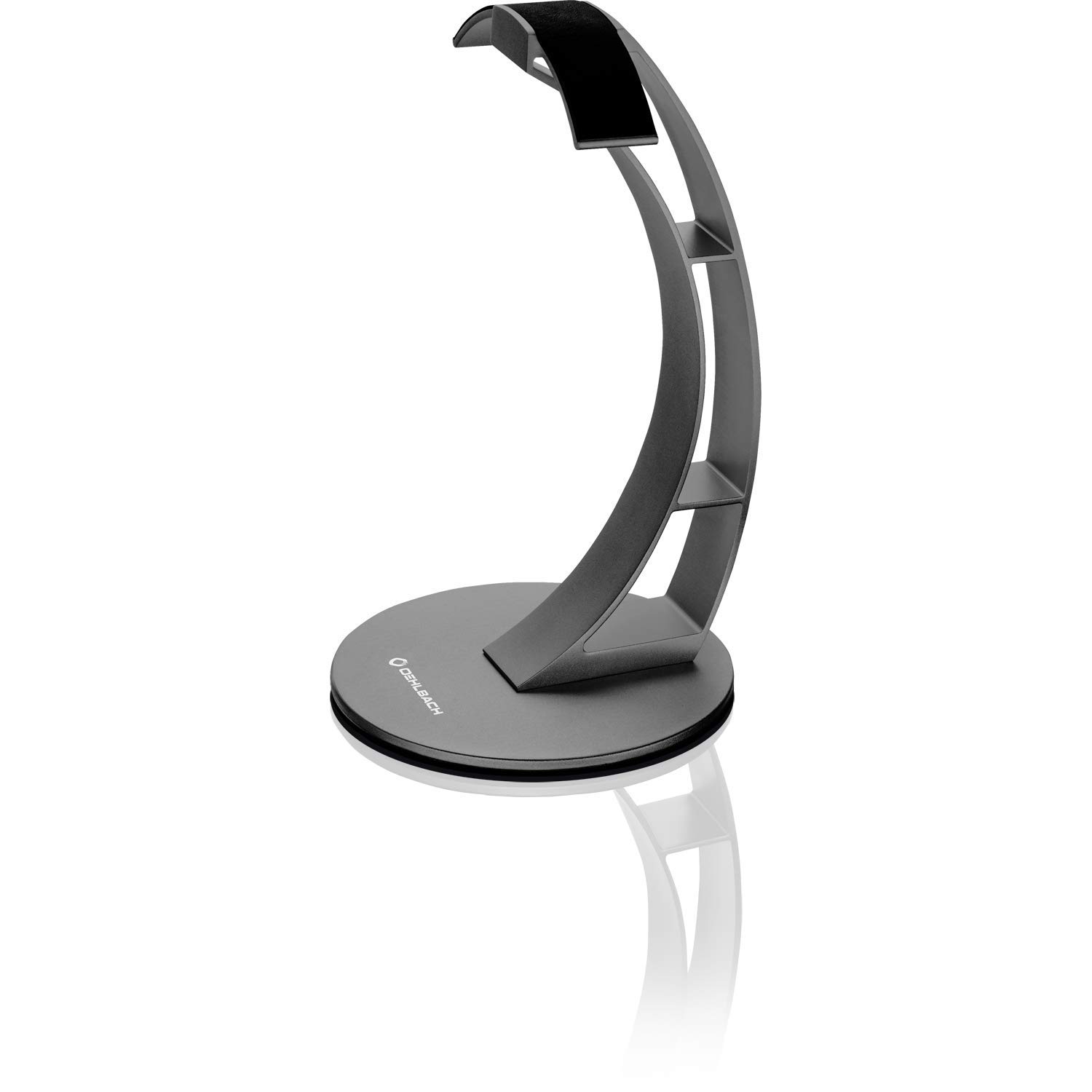 Oehlbach Aluminium Style Headphone Stand Anodised Aluminium – Material-friendly Storage for Headphones – Matt Black — image 1