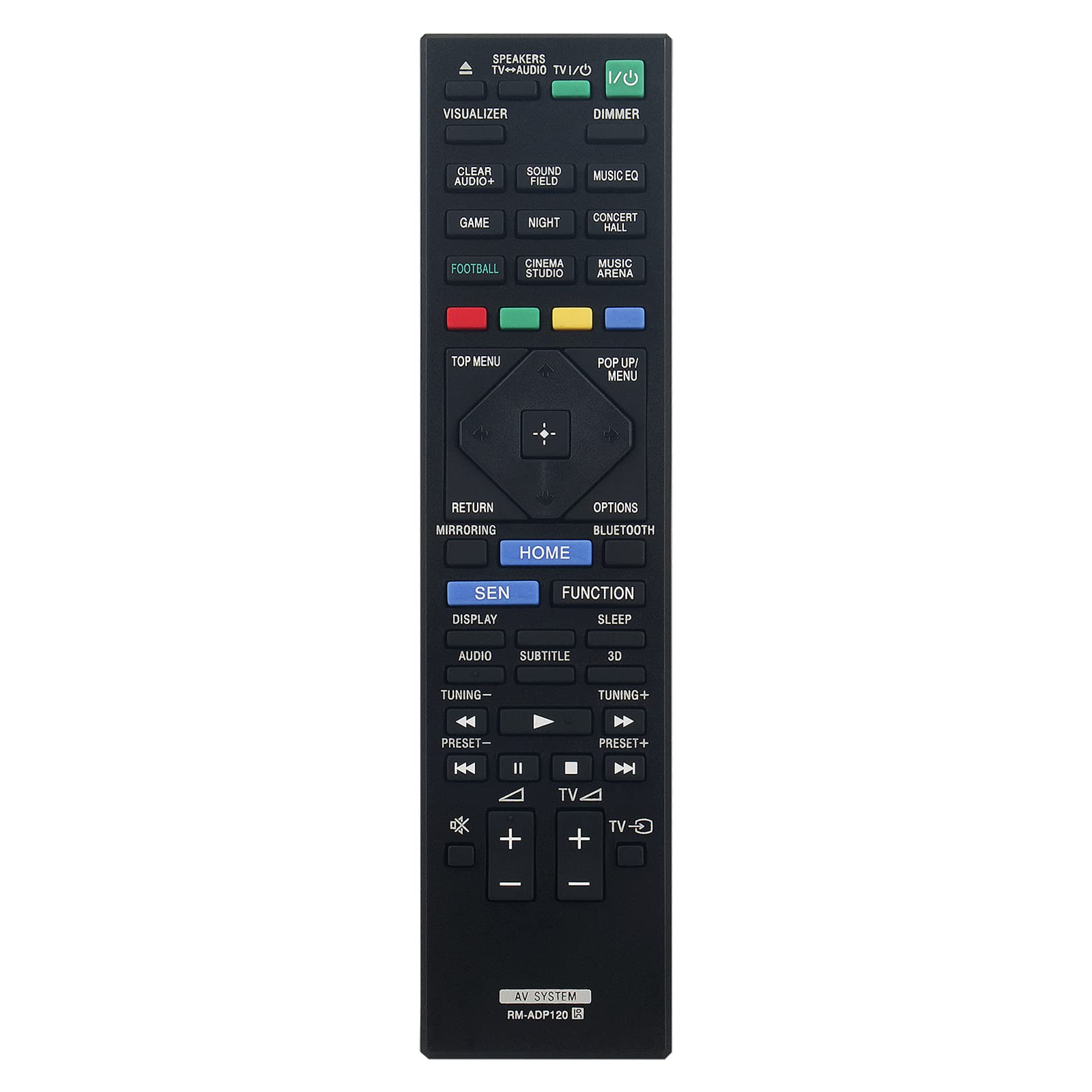 ALLIMITY RM-ADP120 Replace Remote Control fit for Sony AV System BDV-N5200W BDV-N7200W BDV-N9200W BDV-N7200WL BDV-N9200WL