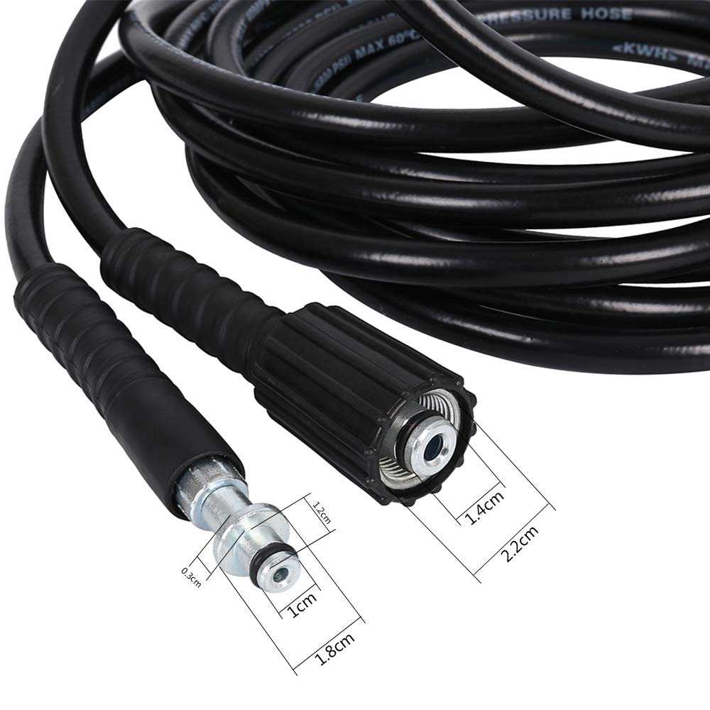 6M High Pressure Replacement Hose Cleaning Kit High Pressure Washers Extension Water Cleaning