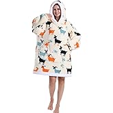 JERYMUND 2025 Women Wearable Blanket Hoodie, Cute Oversized Soft Comfy Warm Hoodie Blanket, Mothers Day Gifts for Mom