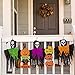 Halloween Decorations - Halloween Trick or Treat Hanging Sign Decoration - Happy Halloween Board Sign Door Wall Hanging Decoration for Halloween Party