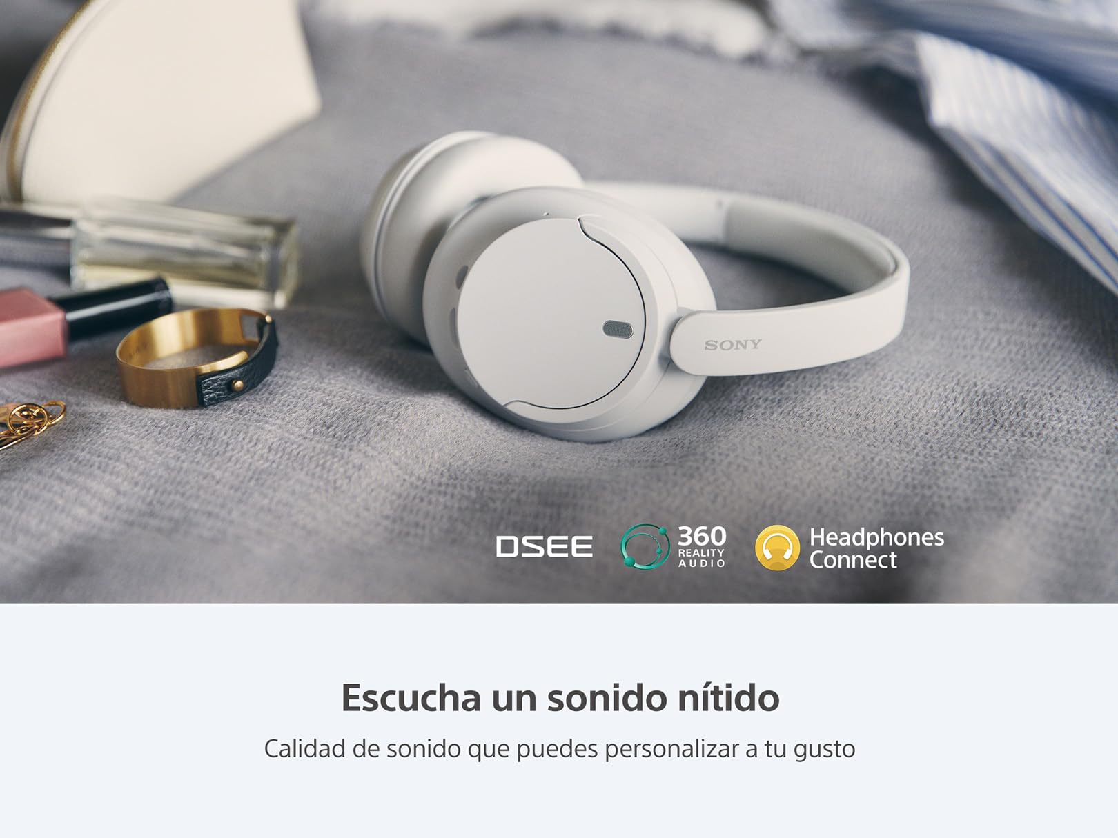 Sony WH-CH720NB Auriculares Inalámbricos Bluetooth con Cancelación de Ruido - Micrófono Incorporado - Hasta 35 Horas de Duración de la Batería y Carga Rápida - Negro - Versión Internacional