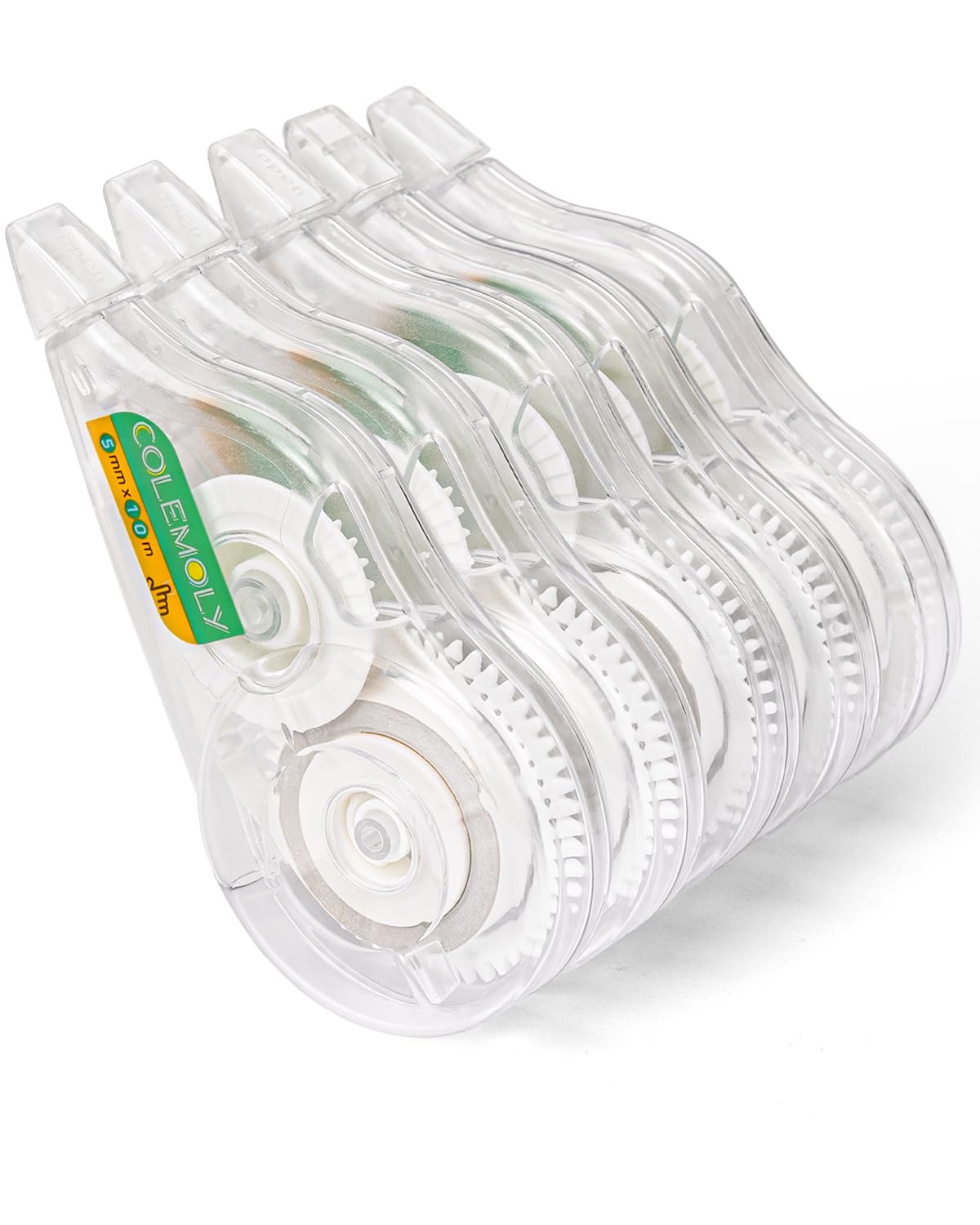 Correction Tape, White, Translucent Dispenser Shows How Much Tape Is Shows How Much Tape Is Remaining - View #3