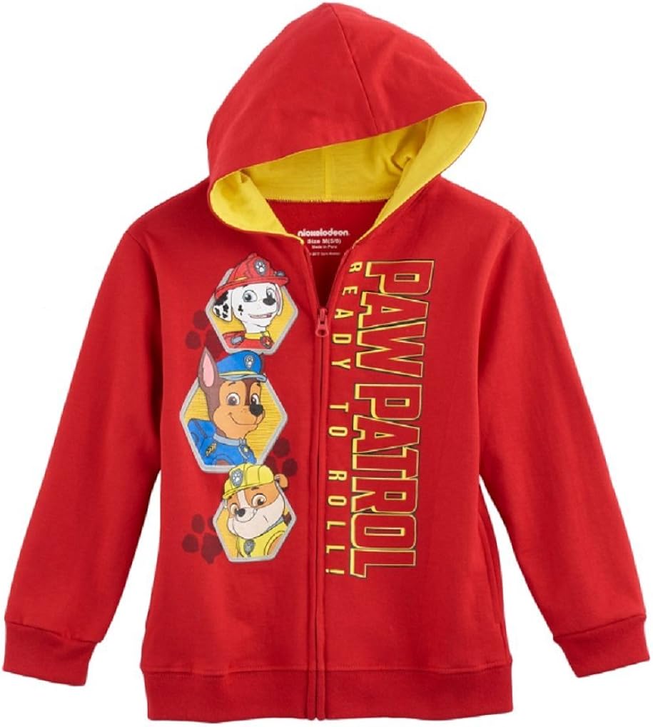 paw patrol zip up hoodie