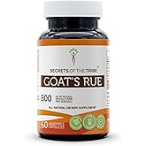 Secrets of the Tribe Goat's Rue 60 Capsules, 800 mg, Goat's Rue (Galega officinalis) Dried Herb (60 Capsules)