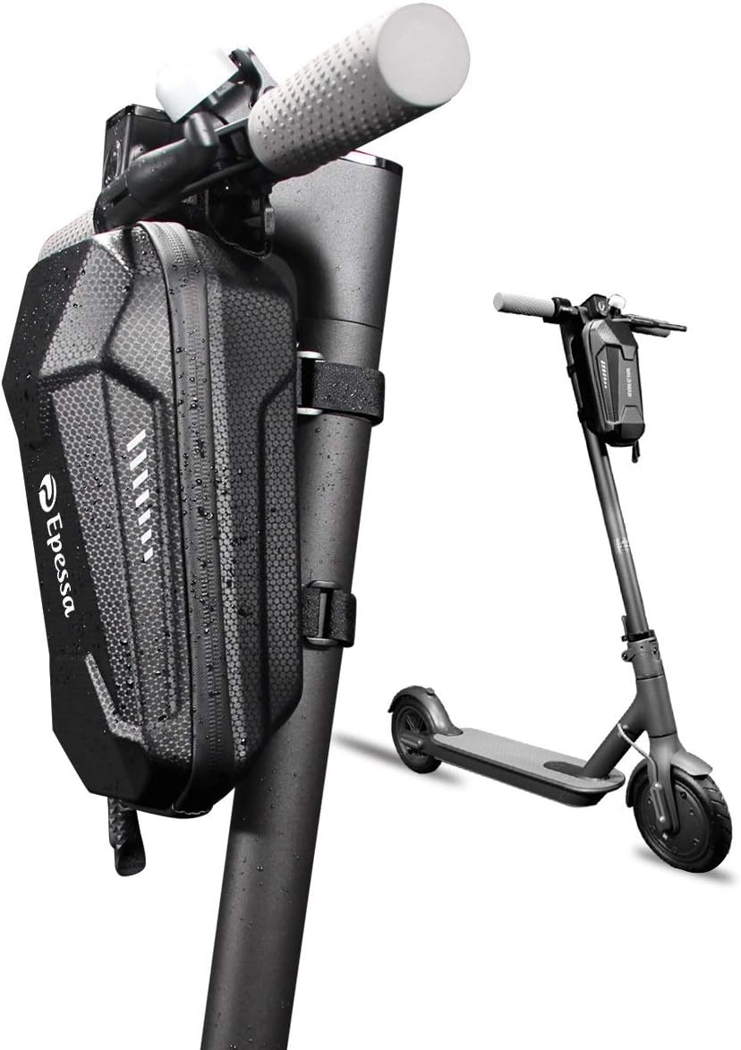 Epessa Scooter Storage Bag,Scooter Handlebar Bag,Front Hanging Bag Compatible with Mijia M365/M365 Pro/Segway ES1/ES2/ES3 Fit for Carrying Charger Tools Repair Tools|Large Capacity|EVA Material